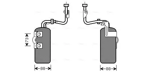 Trockner, Klimaanlage AVA QUALITY COOLING VOD126