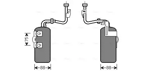 Trockner, Klimaanlage AVA QUALITY COOLING VOD165