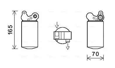 Trockner, Klimaanlage AVA QUALITY COOLING VOD185