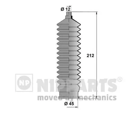 Faltenbalgsatz, Lenkung NIPPARTS J2840901 Bild Faltenbalgsatz, Lenkung NIPPARTS J2840901