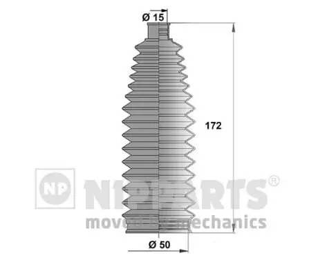 Faltenbalgsatz, Lenkung NIPPARTS J2842023 Bild Faltenbalgsatz, Lenkung NIPPARTS J2842023