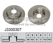 Bremsscheibe NIPPARTS J3300307