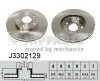 Bremsscheibe Vorderachse NIPPARTS J3302129
