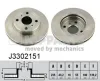 Bremsscheibe NIPPARTS J3302151