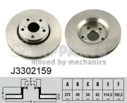 Bremsscheibe NIPPARTS J3302159