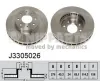 Bremsscheibe Vorderachse NIPPARTS J3305026