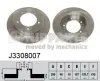 Bremsscheibe Vorderachse NIPPARTS J3308007