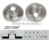 Bremsscheibe Hinterachse NIPPARTS J3311047