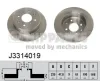 Bremsscheibe Hinterachse NIPPARTS J3314019