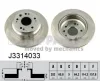 Bremsscheibe Hinterachse NIPPARTS J3314033