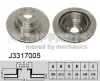 Bremsscheibe Hinterachse NIPPARTS J3317005