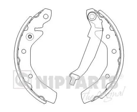 Bremsbackensatz NIPPARTS J3500905 Bild Bremsbackensatz NIPPARTS J3500905