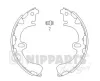 Bremsbackensatz NIPPARTS J3502034