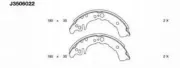 Bremsbackensatz NIPPARTS J3506022
