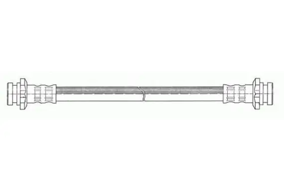 Bremsschlauch Hinterachse links Hinterachse rechts NIPPARTS J3701051