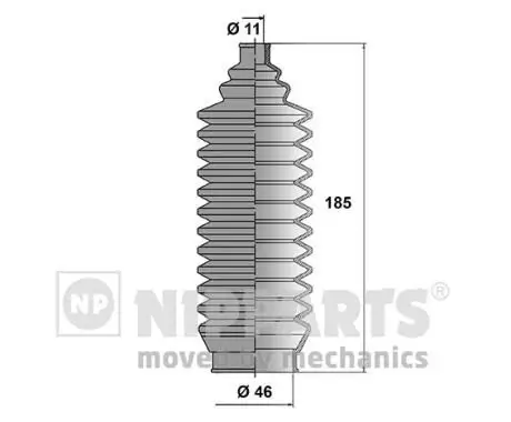 Faltenbalgsatz, Lenkung NIPPARTS N2845004