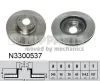 Bremsscheibe Vorderachse links Vorderachse rechts NIPPARTS N3300537