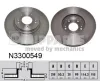 Bremsscheibe Vorderachse links Vorderachse rechts NIPPARTS N3300549