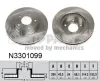 Bremsscheibe Vorderachse NIPPARTS N3301099