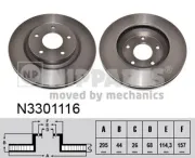 Bremsscheibe NIPPARTS N3301116