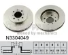 Bremsscheibe Vorderachse NIPPARTS N3304049