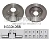 Bremsscheibe NIPPARTS N3304058