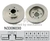 Bremsscheibe Vorderachse NIPPARTS N3306030