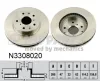 Bremsscheibe Vorderachse NIPPARTS N3308020