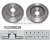 Bremsscheibe Vorderachse NIPPARTS N3308028