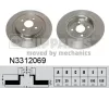 Bremsscheibe Hinterachse NIPPARTS N3312069