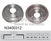 Bremstrommel Hinterachse links Hinterachse rechts NIPPARTS N3400312