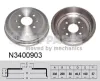 Bremstrommel Hinterachse links Hinterachse rechts NIPPARTS N3400903