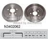 Bremstrommel Hinterachse links Hinterachse rechts NIPPARTS N3402062