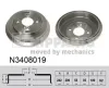 Bremstrommel Hinterachse links Hinterachse rechts NIPPARTS N3408019