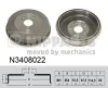 Bremstrommel Hinterachse links Hinterachse rechts NIPPARTS N3408022