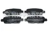 Bremsbelagsatz, Scheibenbremse Hinterachse NIPPARTS N3611051