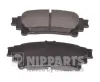 Bremsbelagsatz, Scheibenbremse Hinterachse NIPPARTS N3612044