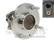 Radlagersatz Hinterachse links Hinterachse rechts NIPPARTS N4715050