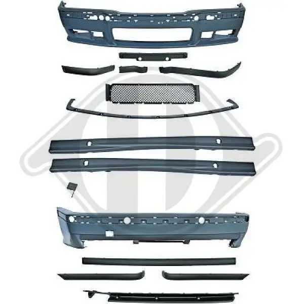 Stoßfänger hinten vorne DIEDERICHS 1213450