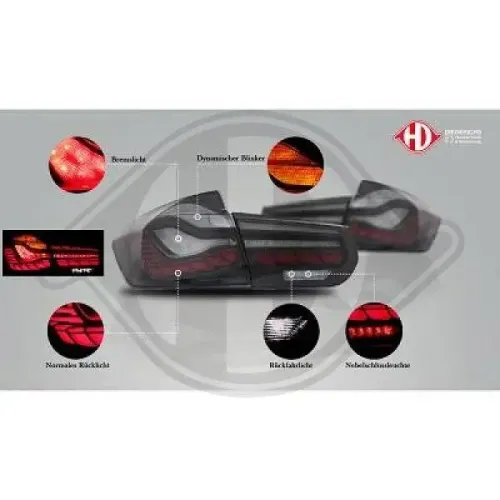 Heckleuchtensatz hinten beidseitig DIEDERICHS 1217893 Bild Heckleuchtensatz hinten beidseitig DIEDERICHS 1217893