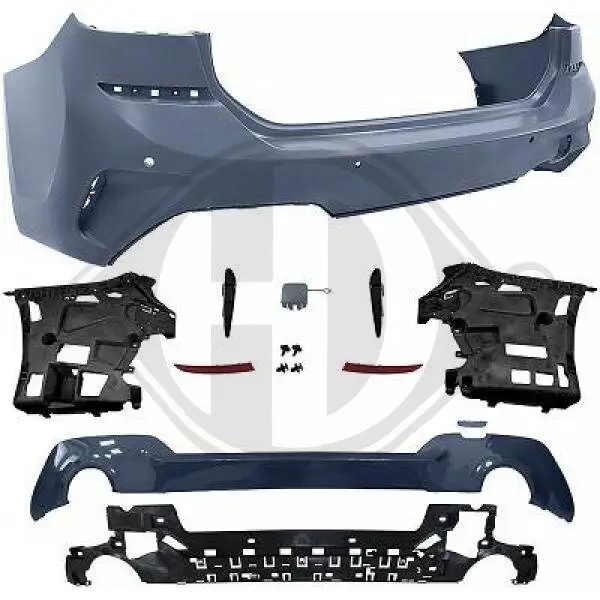 Stoßfänger hinten DIEDERICHS 1219356