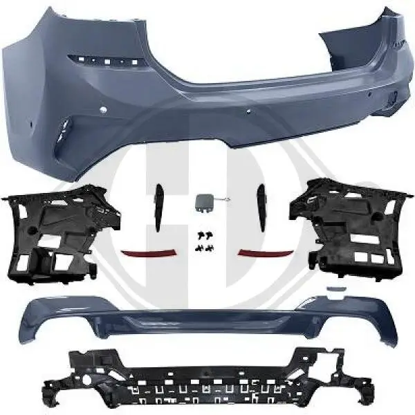 Stoßfänger hinten DIEDERICHS 1219357