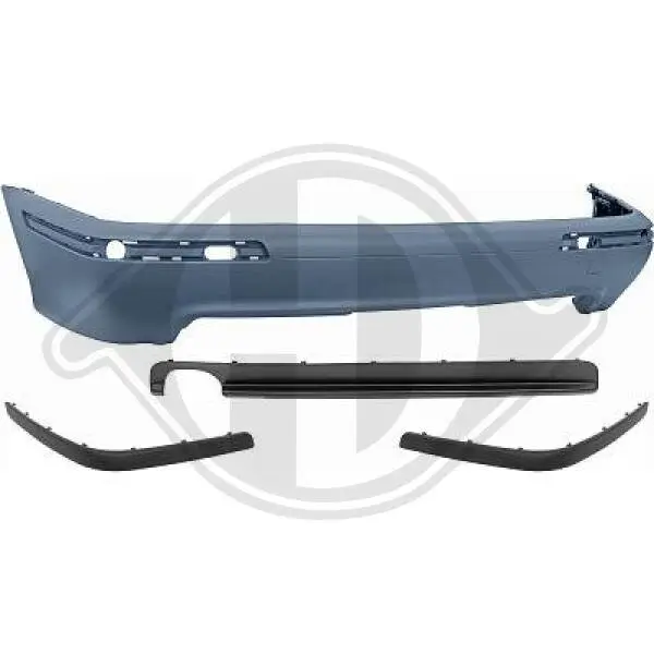 Stoßfänger hinten DIEDERICHS 1223355