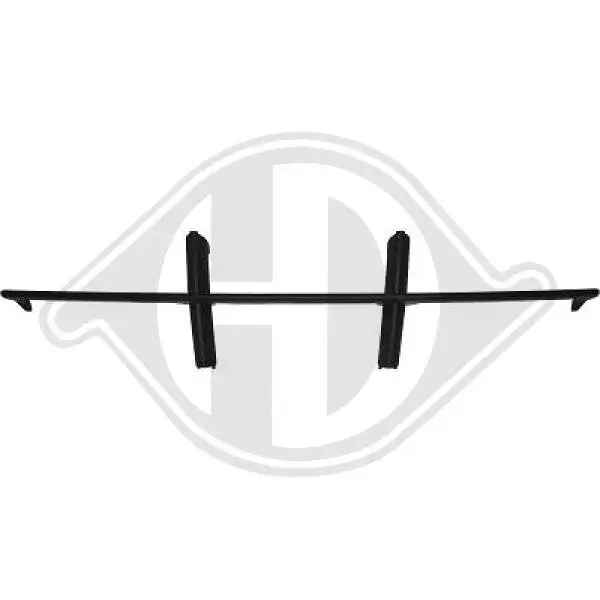 Lüftungsgitter, Stoßfänger Mitte DIEDERICHS 1224045