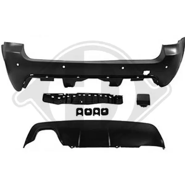 Stoßfänger hinten DIEDERICHS 1224855