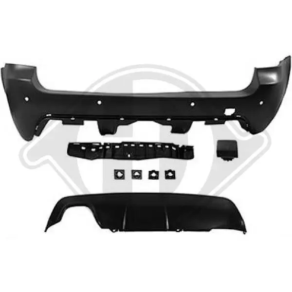 Stoßfänger hinten DIEDERICHS 1224955