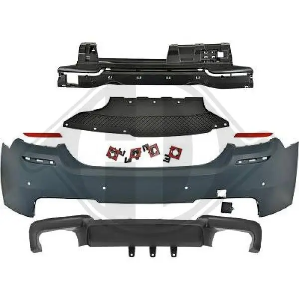 Stoßfänger hinten DIEDERICHS 1225556