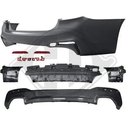 Stoßfänger hinten DIEDERICHS 1226355 Bild Stoßfänger hinten DIEDERICHS 1226355