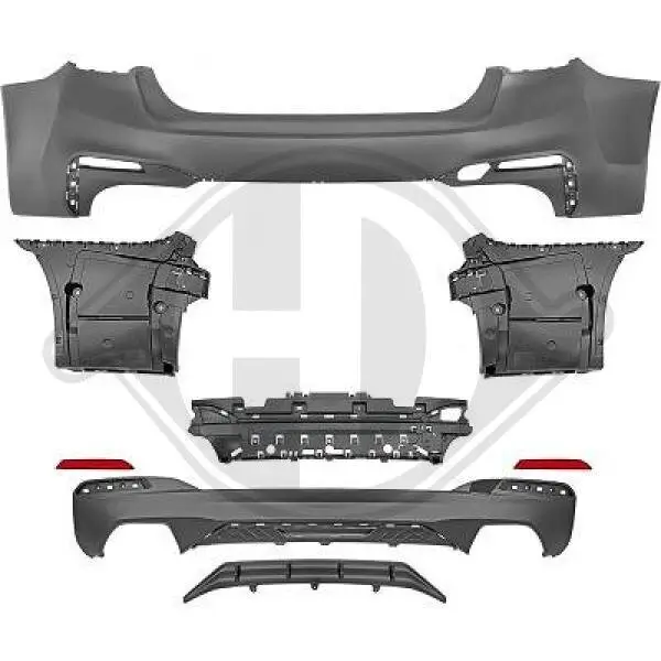 Stoßfänger hinten DIEDERICHS 1226456