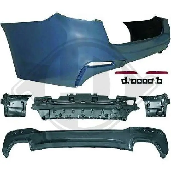 Stoßfänger hinten DIEDERICHS 1226555